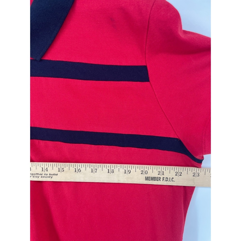 Tommy Hilfiger Polo Shirt Women XXL Zip Collar Colorblock Preppy Retro Golf Lot - Picture 3 of 15
